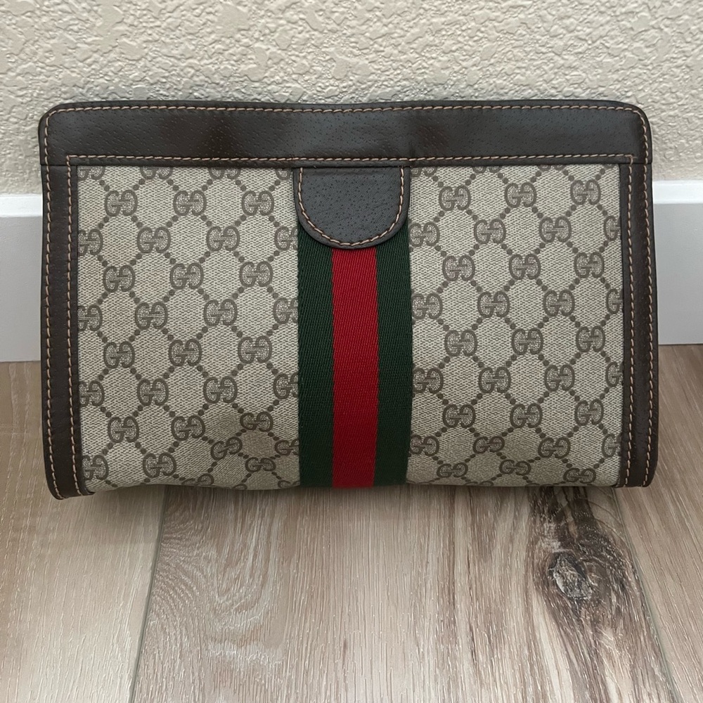 GUCCI Parfums Sherryline Clutch or Travel Bag w/ COA - Picture 2 of 9